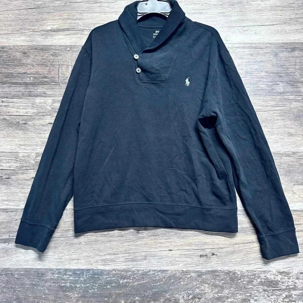 Ralph Lauren Black Pullover Sweater